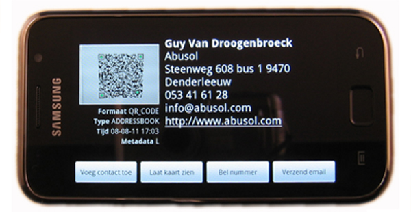 Netwerking met smartphone