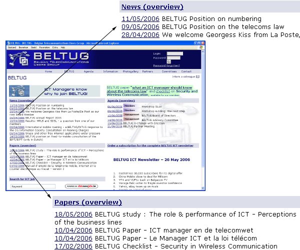 BELTUG portal pagina