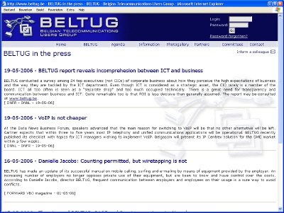 BELTUG news overview