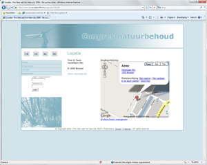 Event website - locatie
