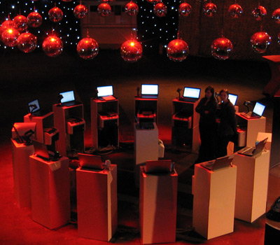 Check-in event - 16 event desks met pc - scanner - laserprinter