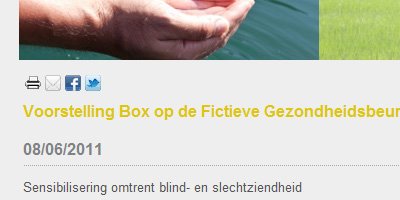 Beurs website - beurs congres - Social media toevoegen
