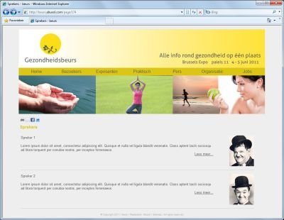 Beurs website - beurs congres - Sprekers - overzicht