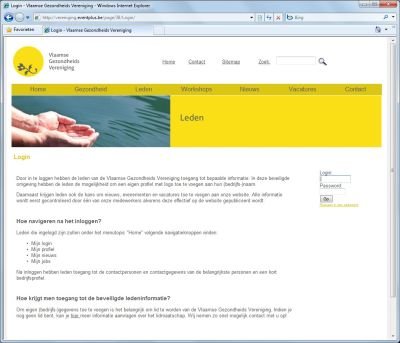 Leden login