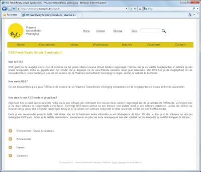 RSS info